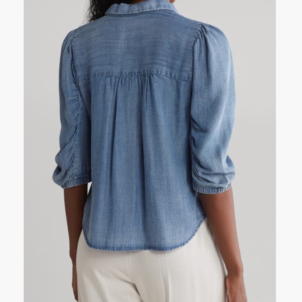 SPLENDID NWT TOULOUSE PUFF SLEEVE SHIRT SIZE SMALL - Picture 2 of 3
